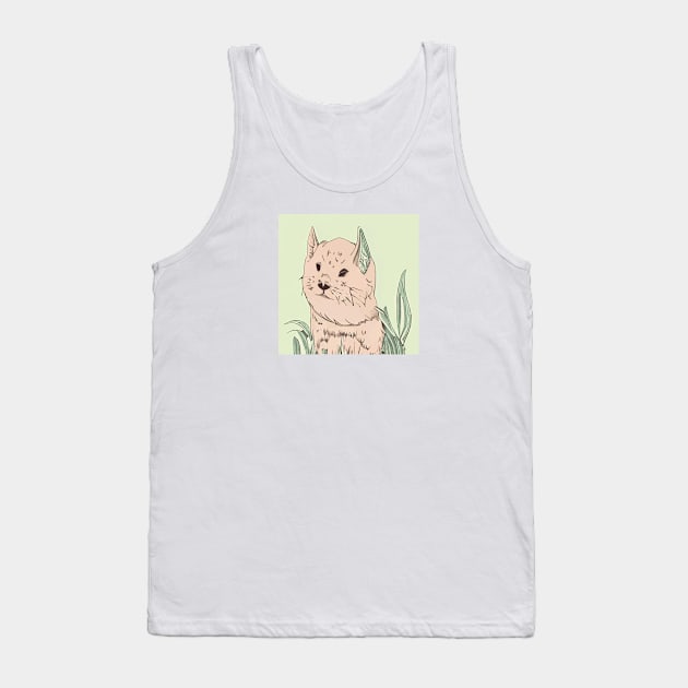 A Grassy Friend Tank Top by Lolebomb